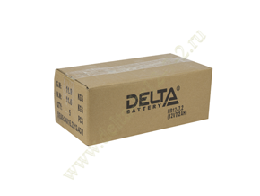 Закрытая коробка с аккумуляторами Delta HR 12-7.2